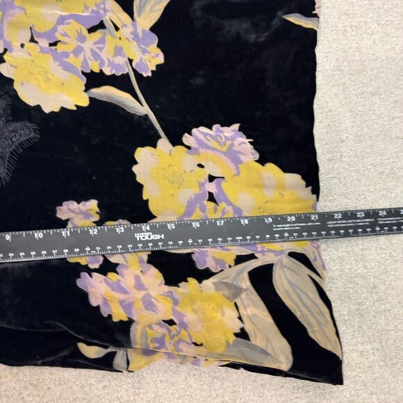 Band Of Gypsies Dress M Black Foral Burnout Velvet Lace Goth Vampy 90s Grunge - Picture 6 of 9